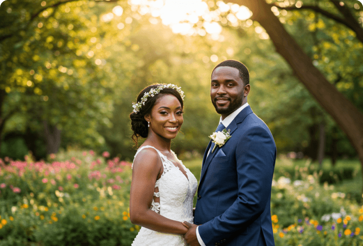 An image of a couple