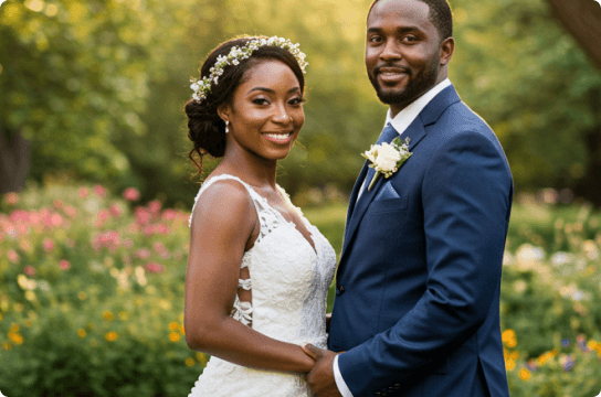 An image of a couple
