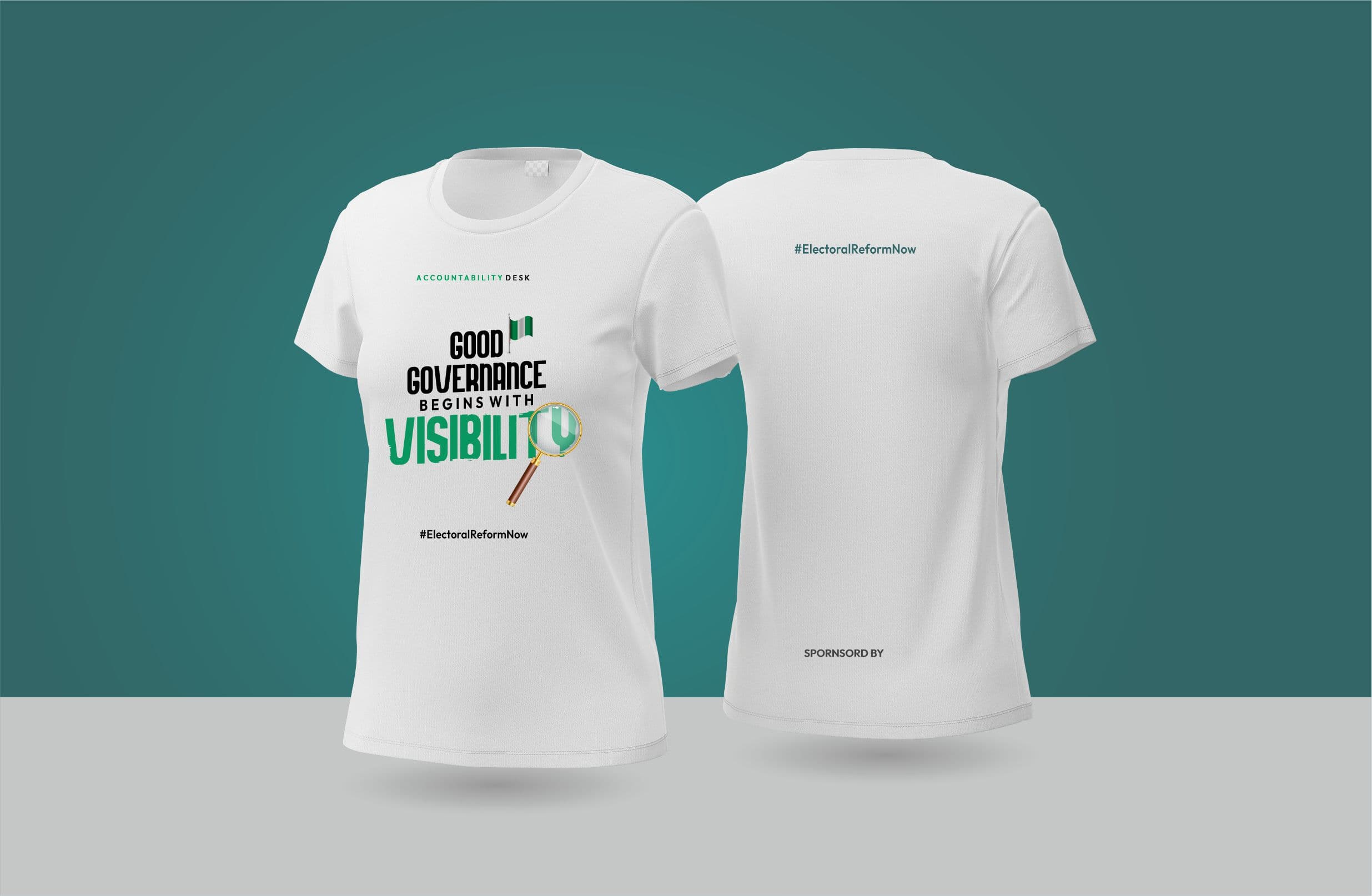 Mockup SHirts Accountability White Roundneck