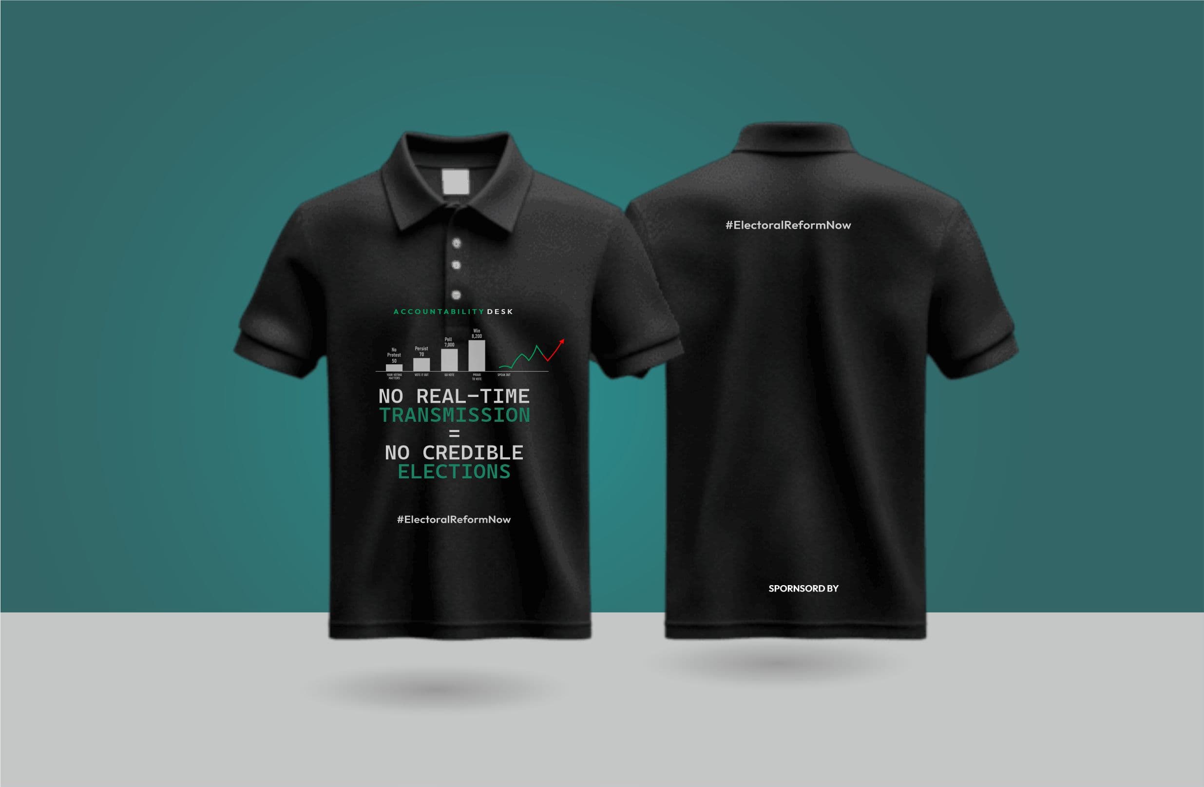 Mockup SHirts Real Time Transmission Black