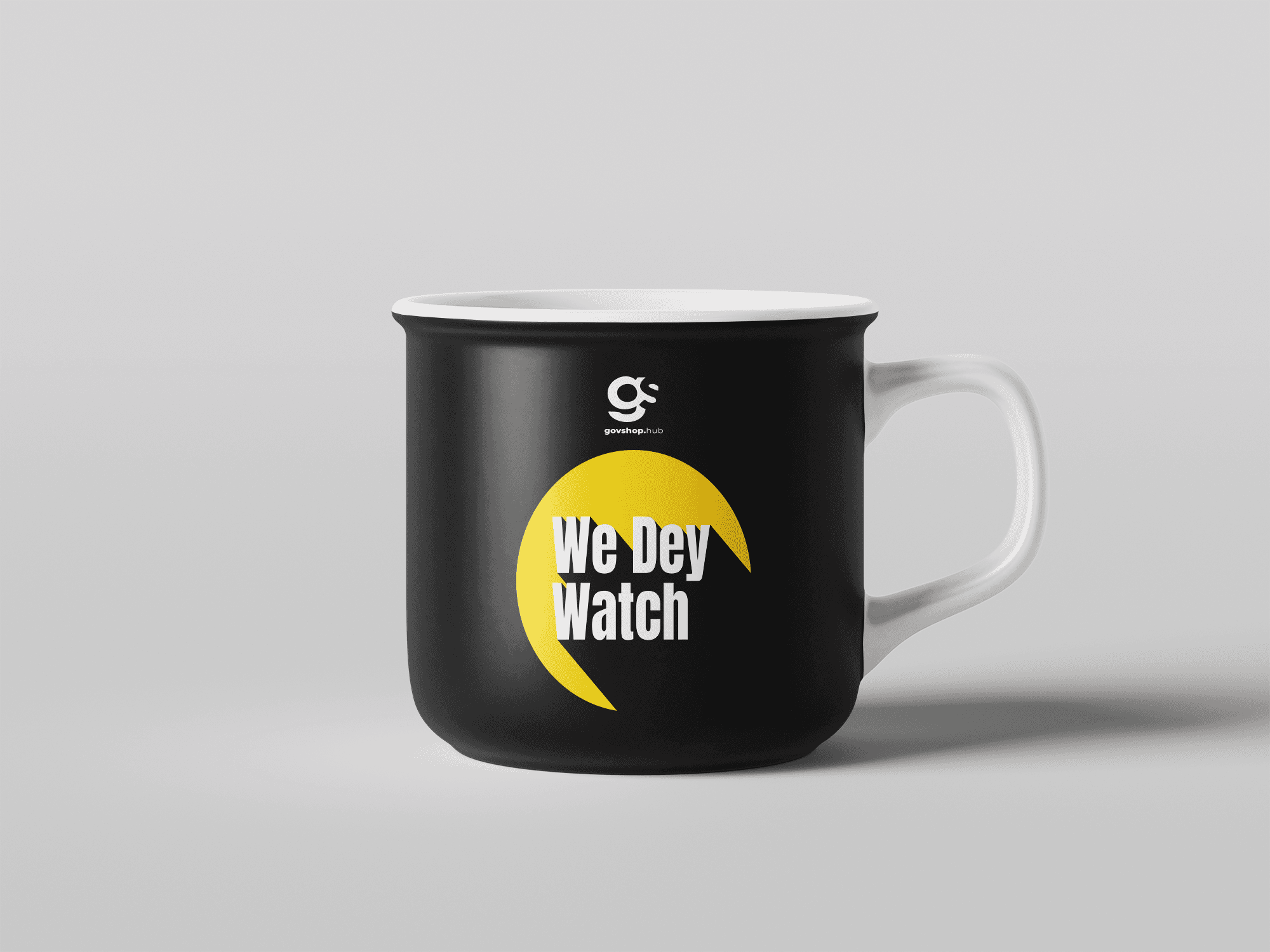 Mockup cups we dey watch