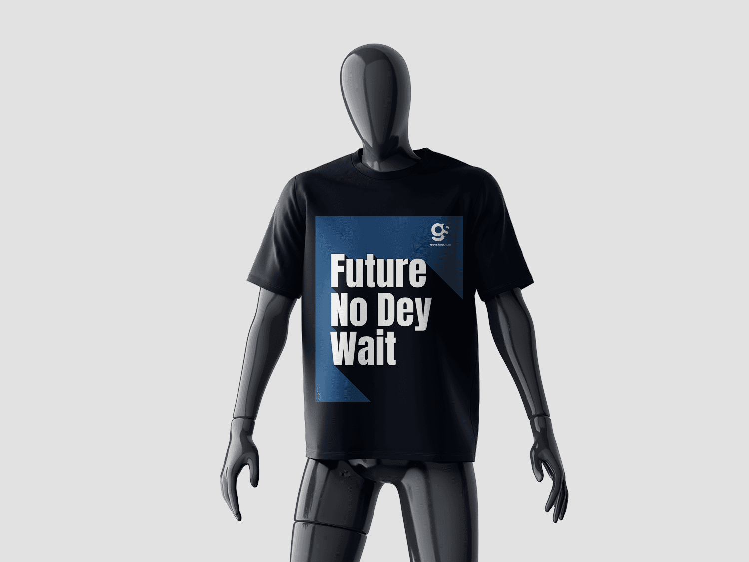Mockup shirts future no dey wait