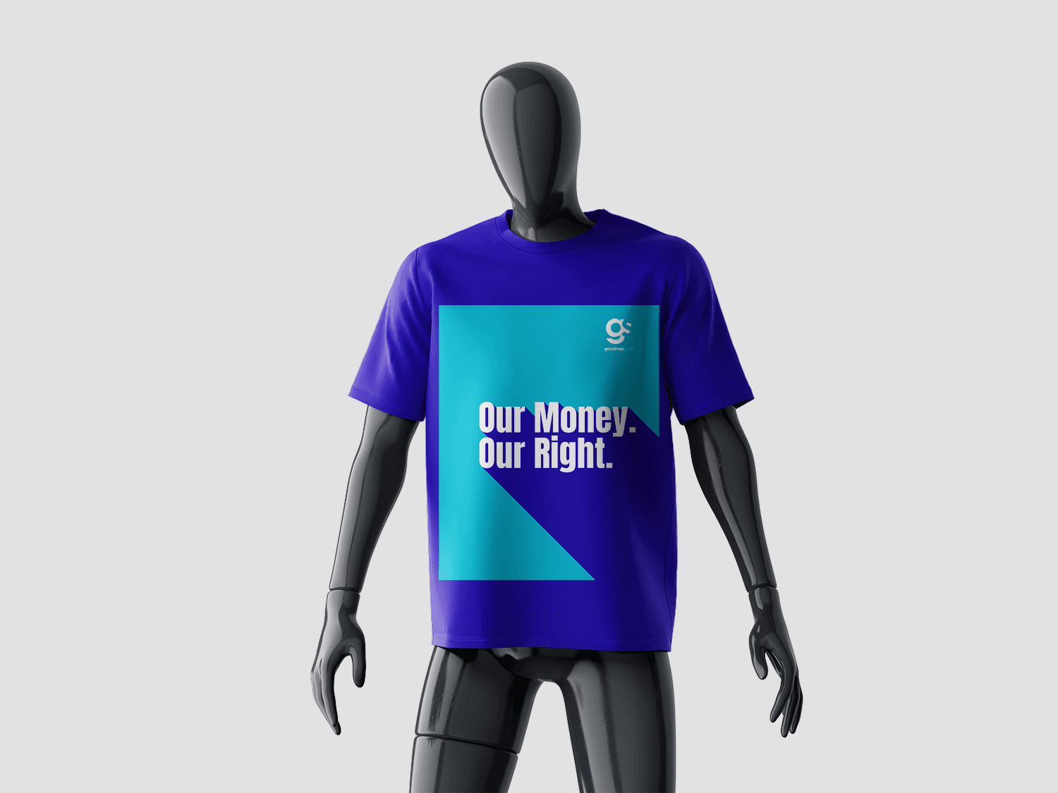 Mockup shirts our money our right
